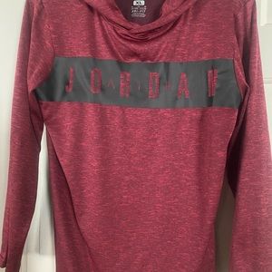 Youth Jordan long sleeve T-shirt with hood